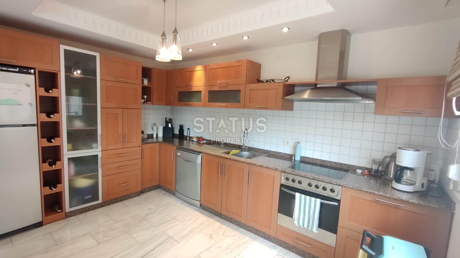 Duplex 4+1 near the sea in the Kestel area, 230m2 фото 9