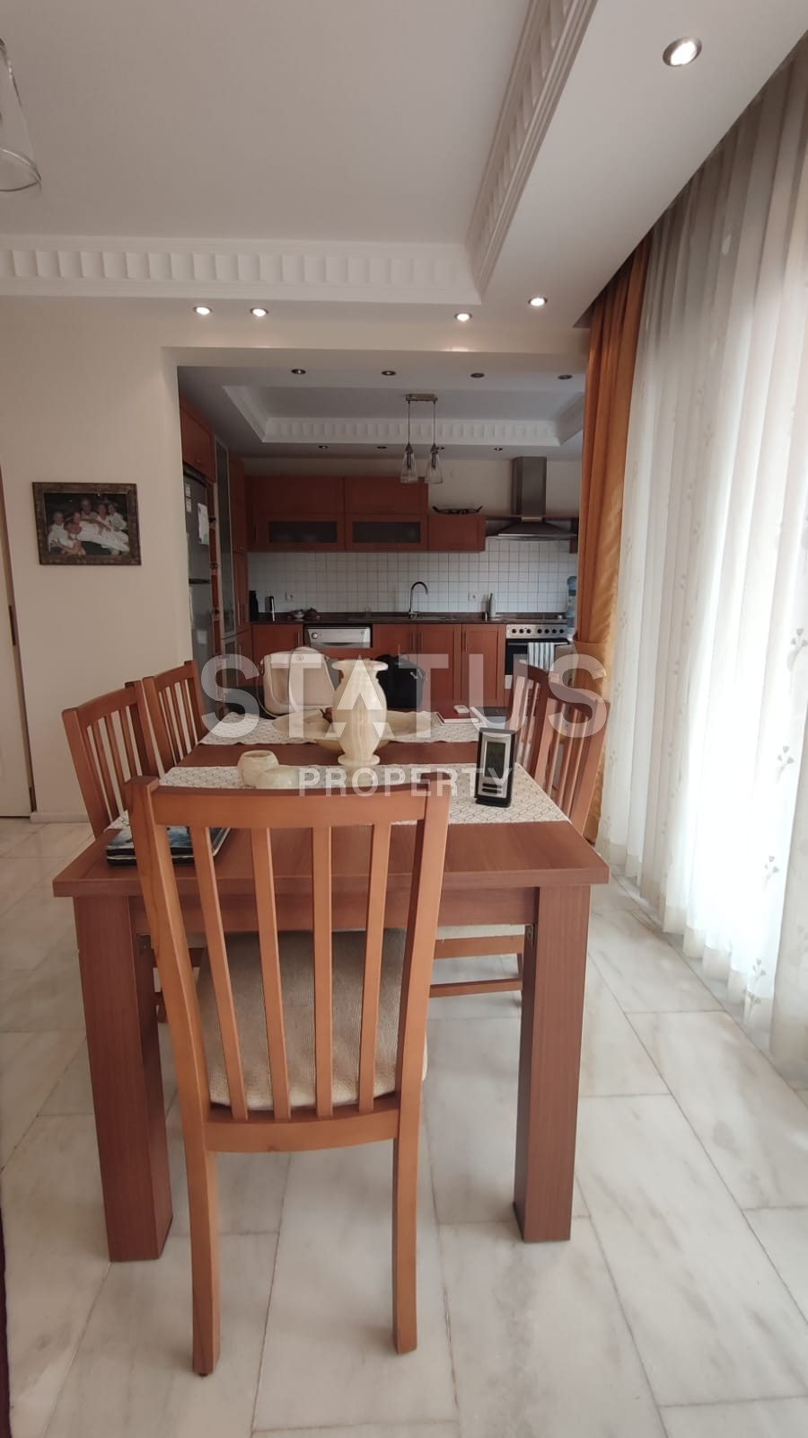 Duplex 4+1 near the sea in the Kestel area, 230m2 фото 11