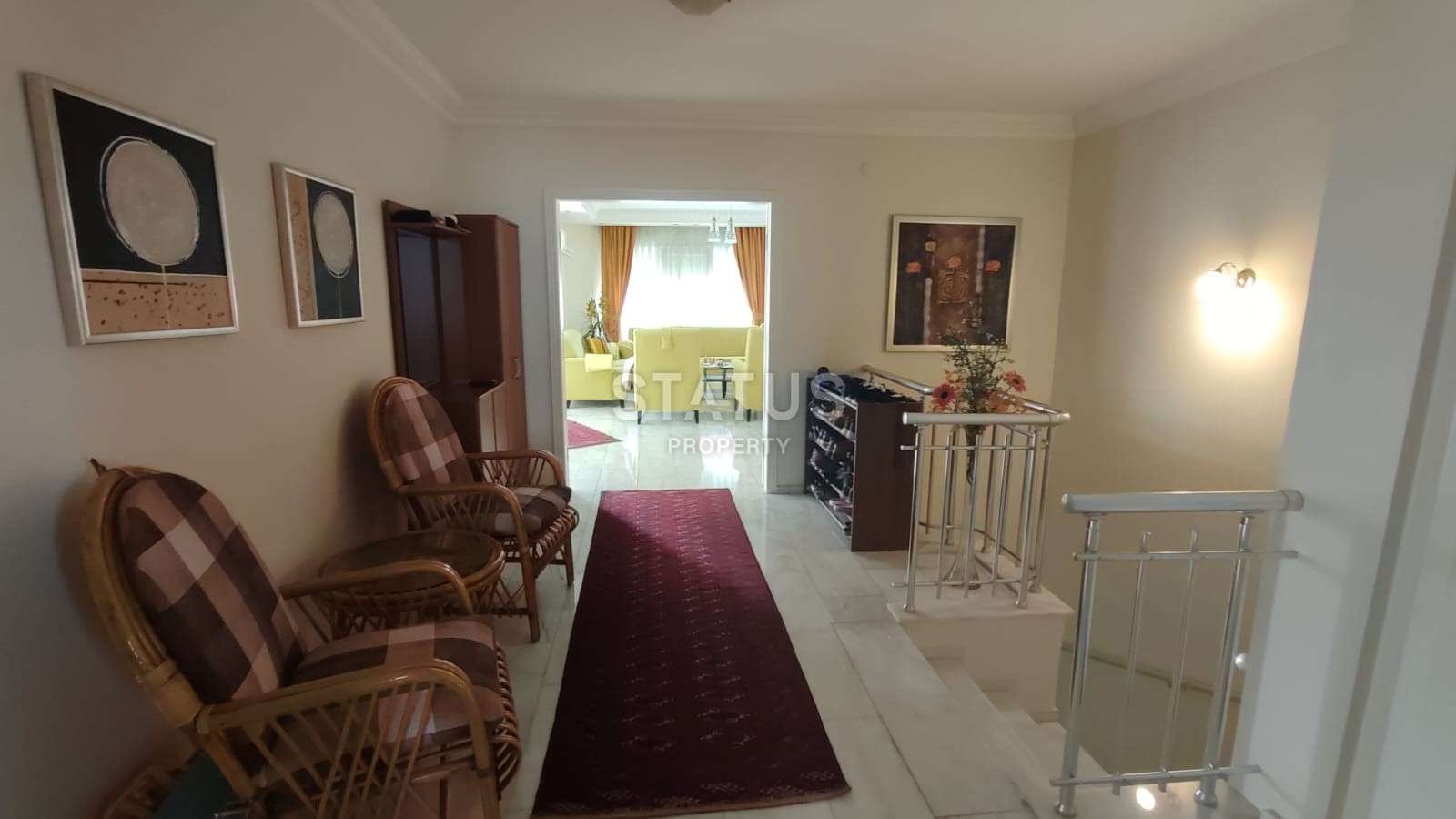 Duplex 4+1 near the sea in the Kestel area, 230m2 фото 12