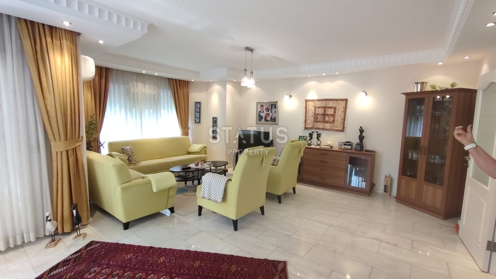 Duplex 4+1 near the sea in the Kestel area, 230m2 фото 14