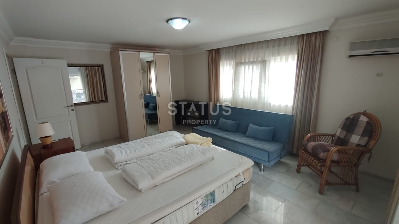 Duplex 4+1 near the sea in the Kestel area, 230m2 фото 24