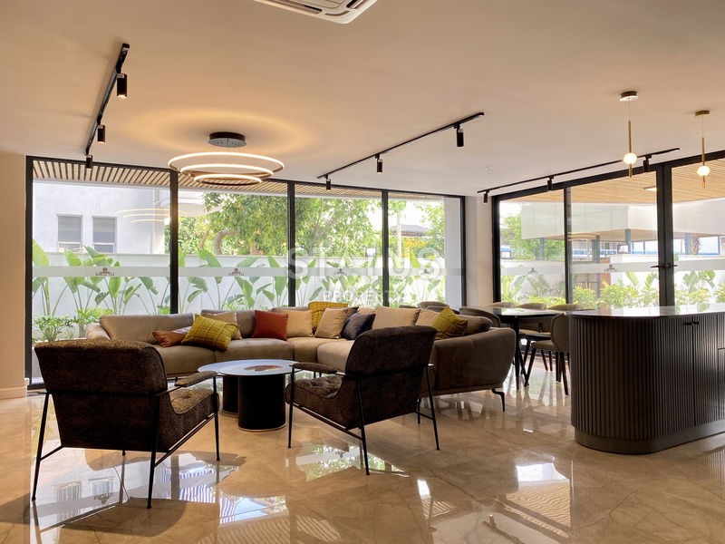 Двухуровневая квартира 1+1 в новом комплексе на Клеопатре, 80 м2 фото 12