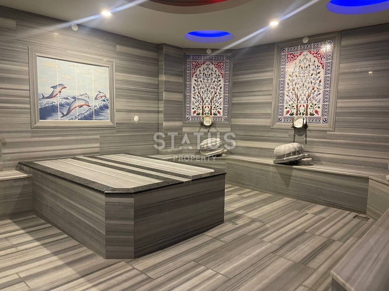 Роскошный дуплекс 3+1 с панорамным видом на море и горы, 250 м2 фото 9