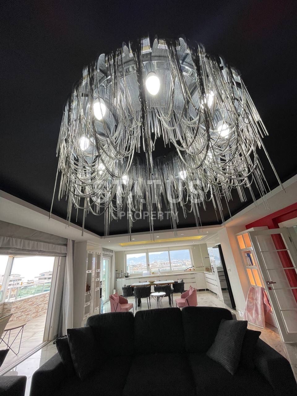 Роскошный дуплекс 3+1 с панорамным видом на море и горы, 250 м2 фото 12