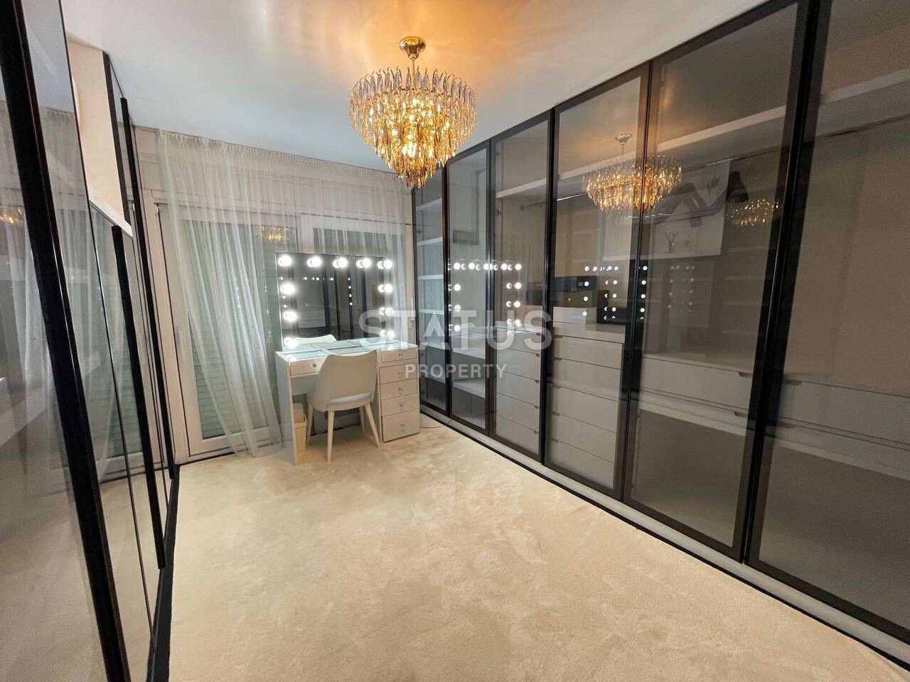 Роскошный дуплекс 3+1 с панорамным видом на море и горы, 250 м2 фото 14