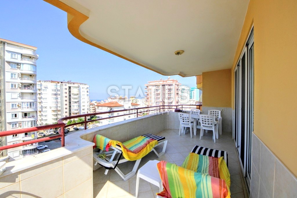 Трехкомнатные апартаменты с  видом на море и горы в Махмутларе, 120 кв. м. фото 13