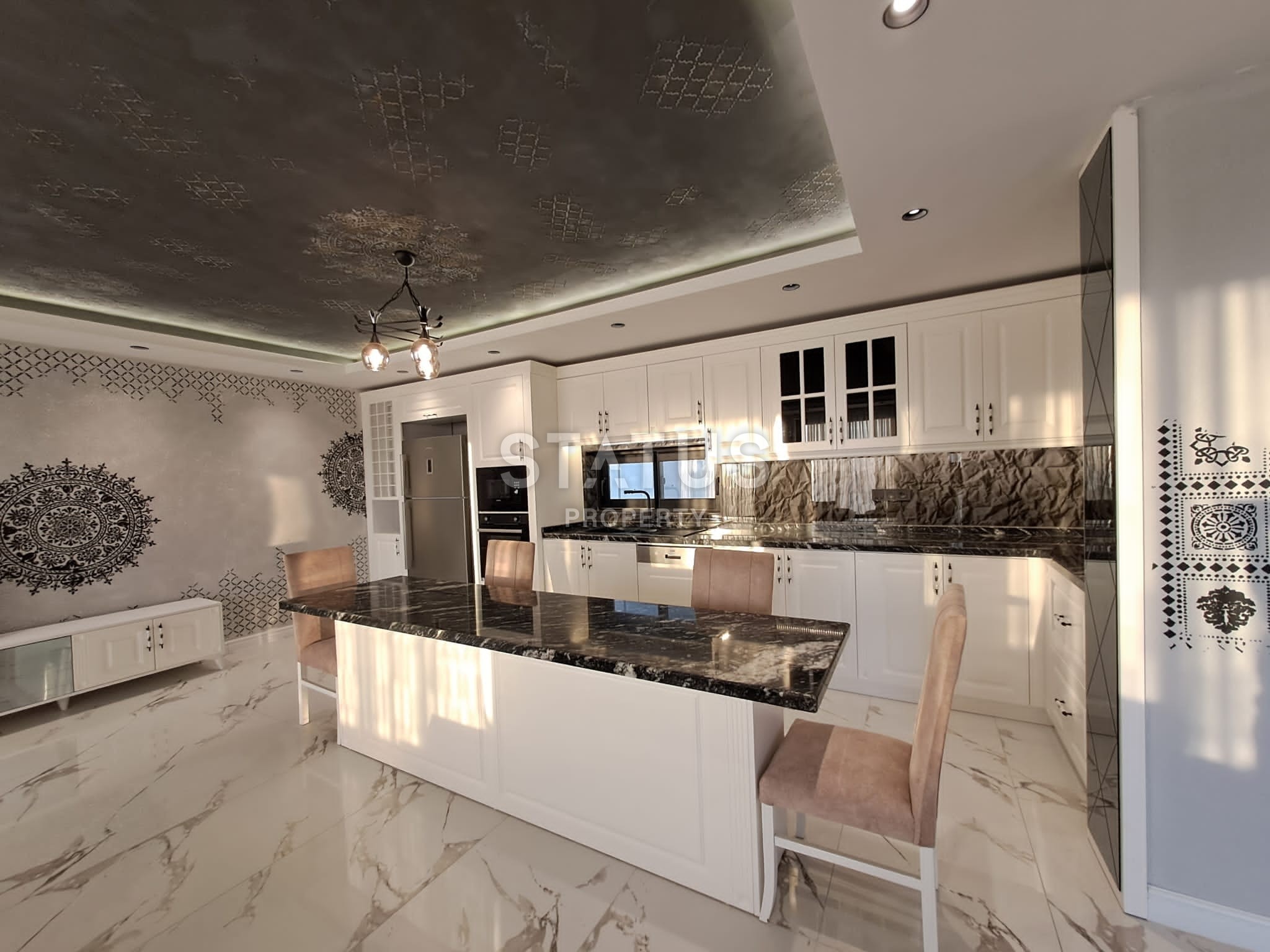 Роскошная трехэтажная вилла в районе Бекташ, 300 м2 фото 28