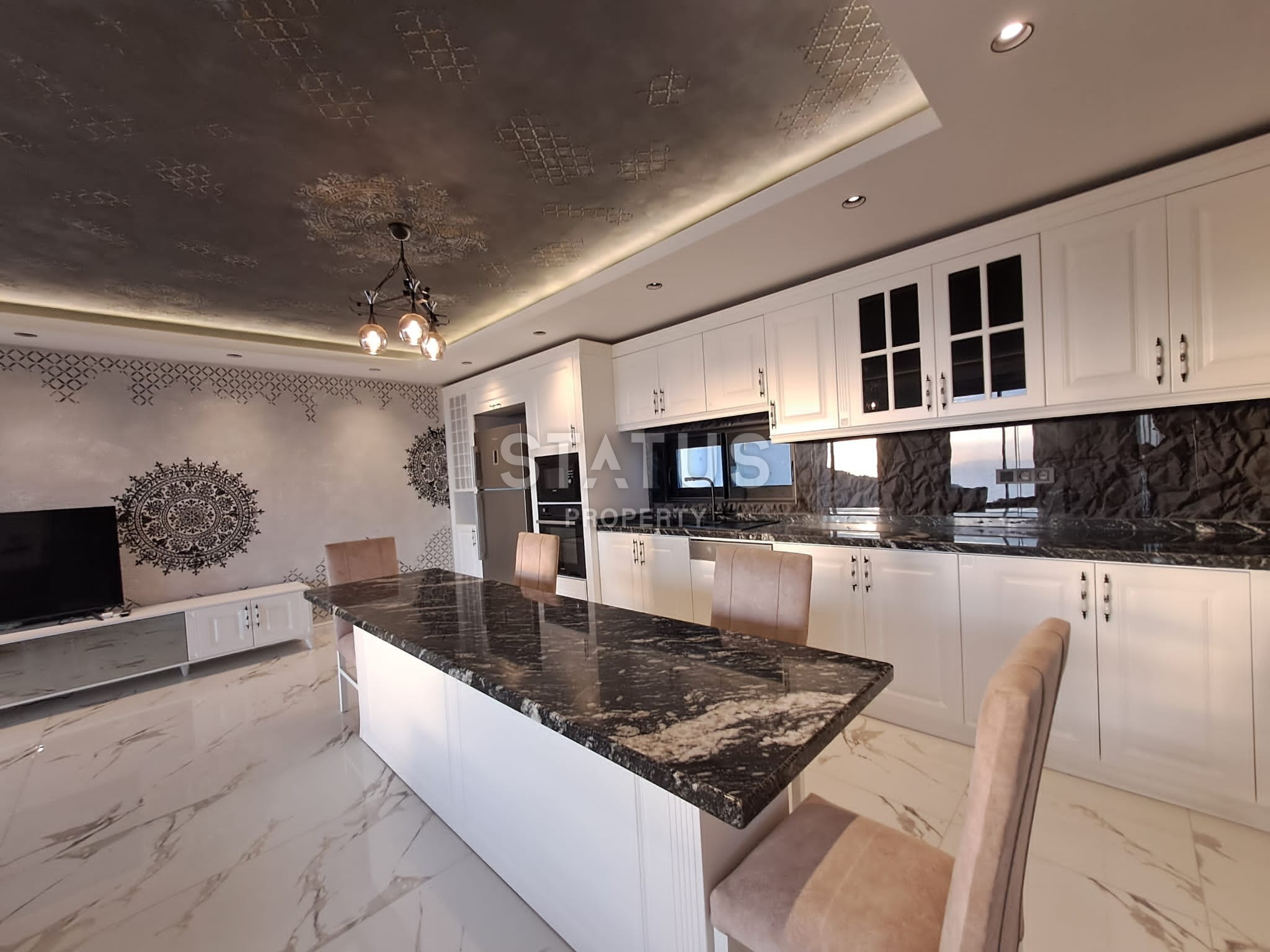 Роскошная трехэтажная вилла в районе Бекташ, 300 м2 фото 31