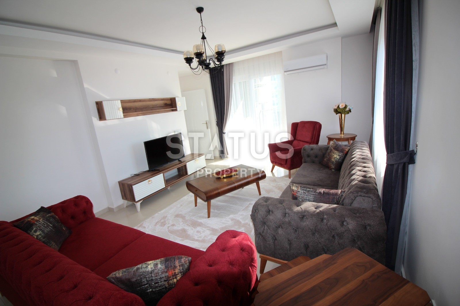 Двухкомнатная квартира с новой мебелью, общей площадью 89 м2! Махмутлар фото 2