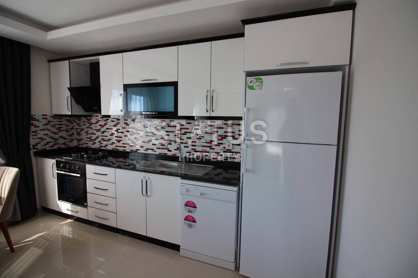 Двухкомнатная квартира с новой мебелью, общей площадью 89 м2! Махмутлар фото 7