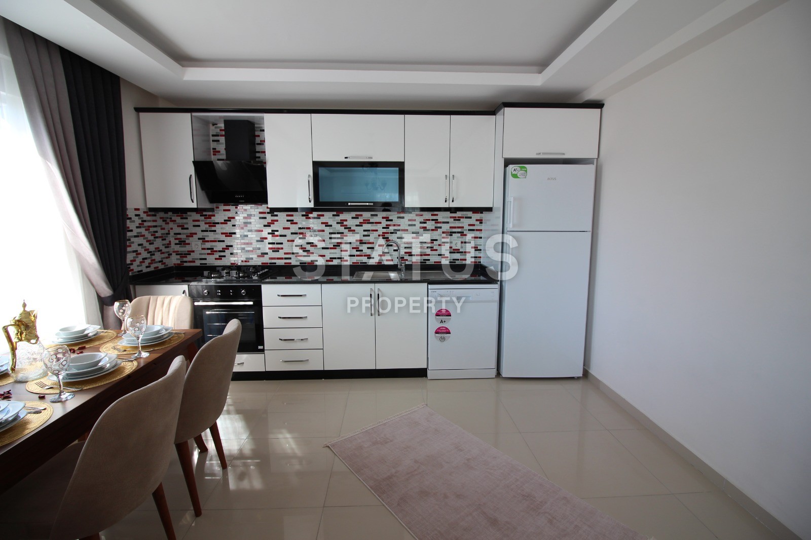 Двухкомнатная квартира с новой мебелью, общей площадью 89 м2! Махмутлар фото 8