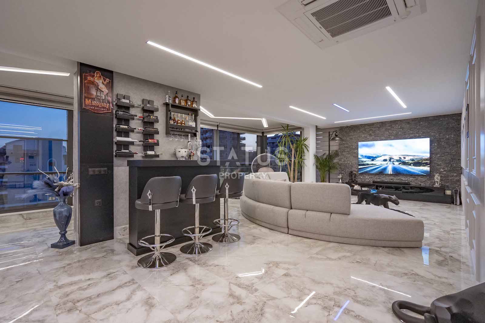 Роскошный пентхаус с видом на море в Каргыджак, 385 м2 фото 33