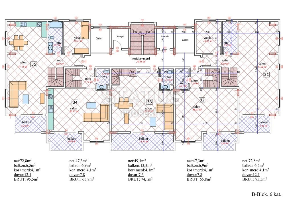 Modern complex in the center of Avsallar with excellent apartment options фото 13