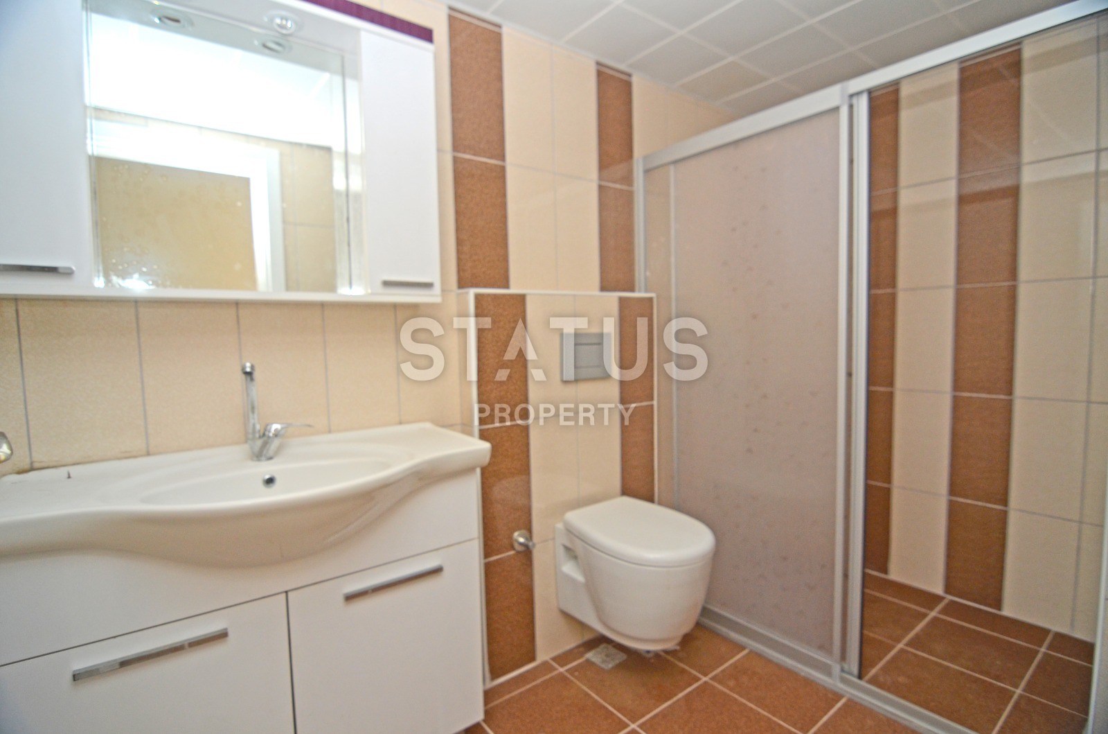 Трёхкомнатная квартира с отдельной кухней с видом на море и горы. Махмутлар. 125 кв. м. фото 14