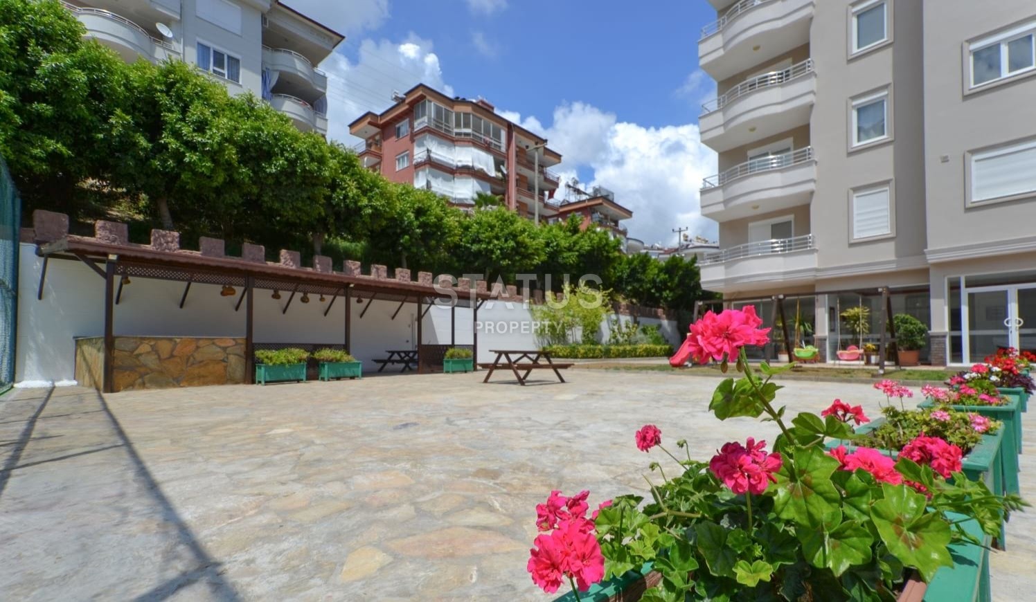 Меблированная двухкомнатная квартира в Джикджилли, 55 м2 фото 27