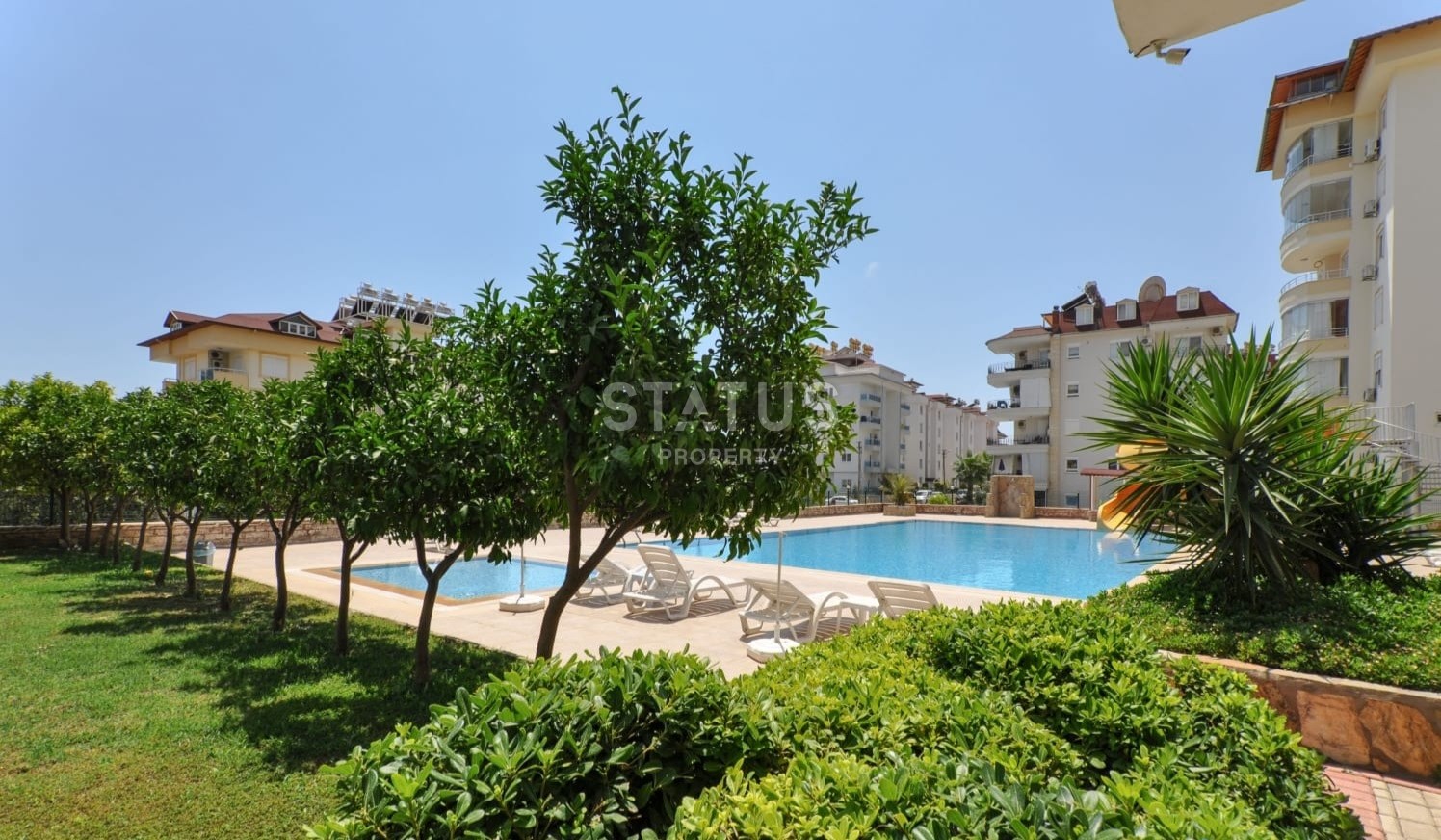 Меблированная двухкомнатная квартира в Джикджилли, 55 м2 фото 30