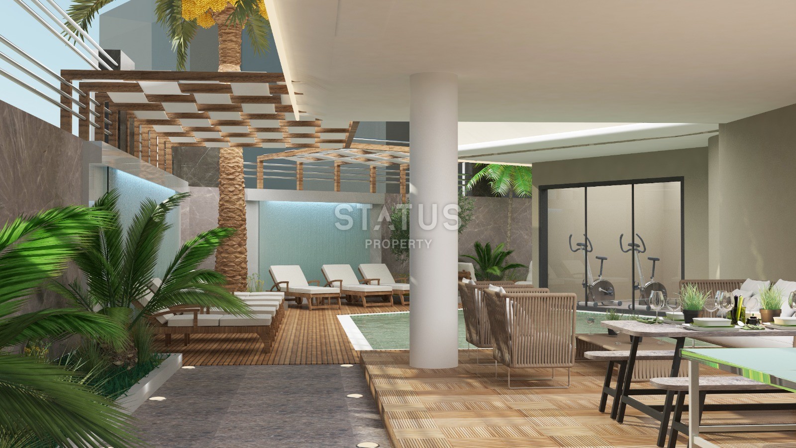 Двухкомнатная квартира в самом центре города, 50 м2 фото 7