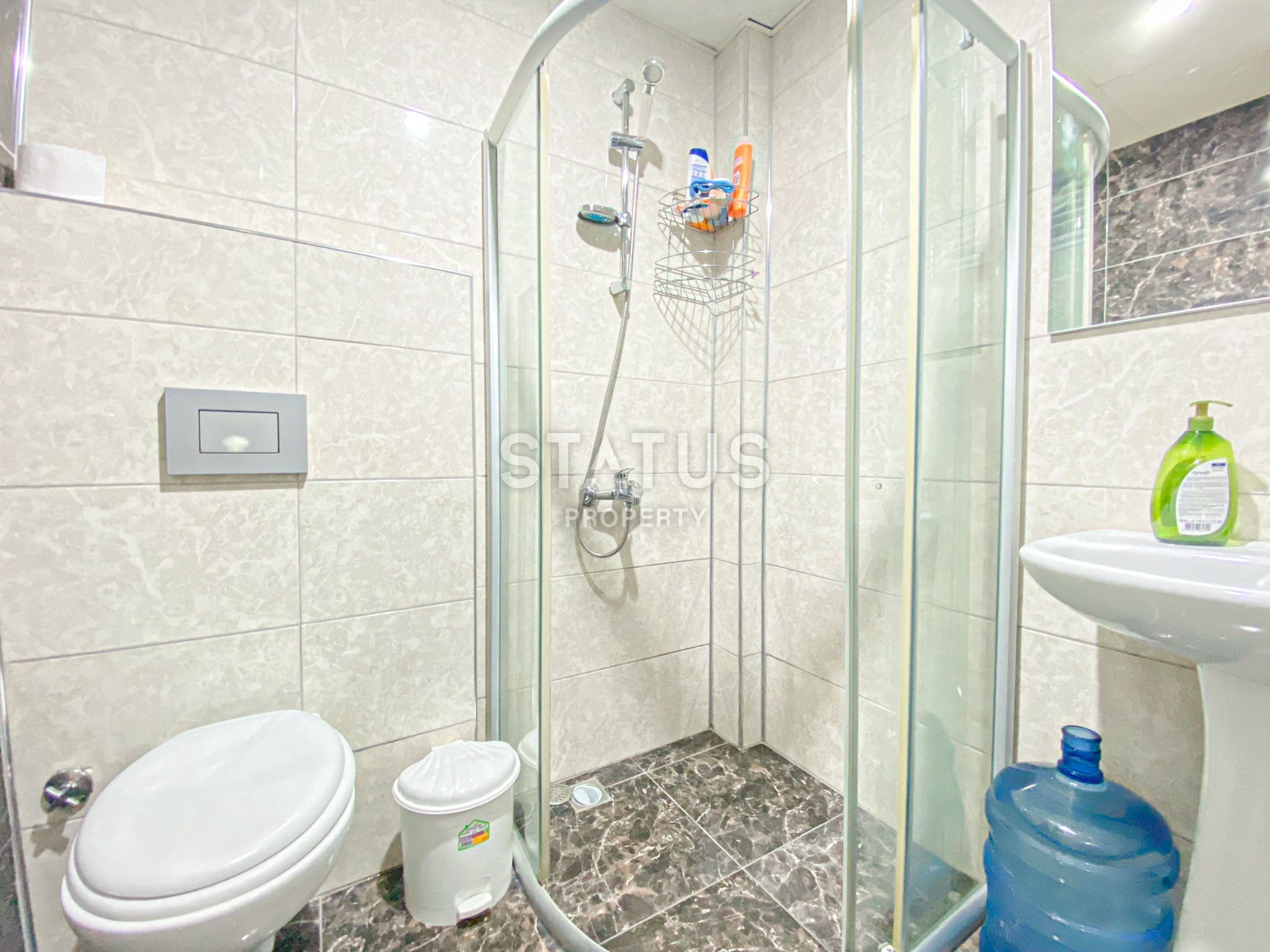 Просторная трёхкомнатная меблированная квартира в районе Тосмур. 110м2 фото 16