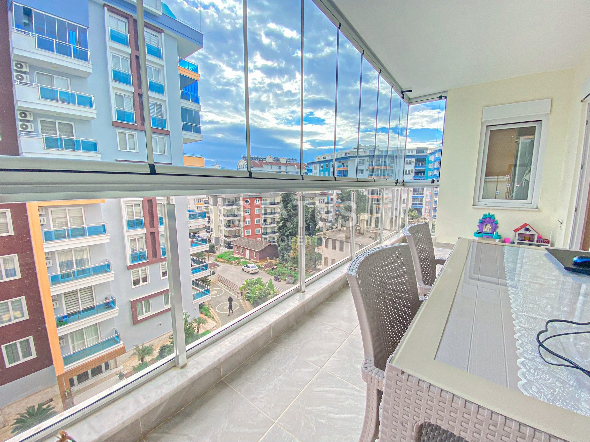 Просторная трёхкомнатная меблированная квартира в районе Тосмур. 110м2 фото 20