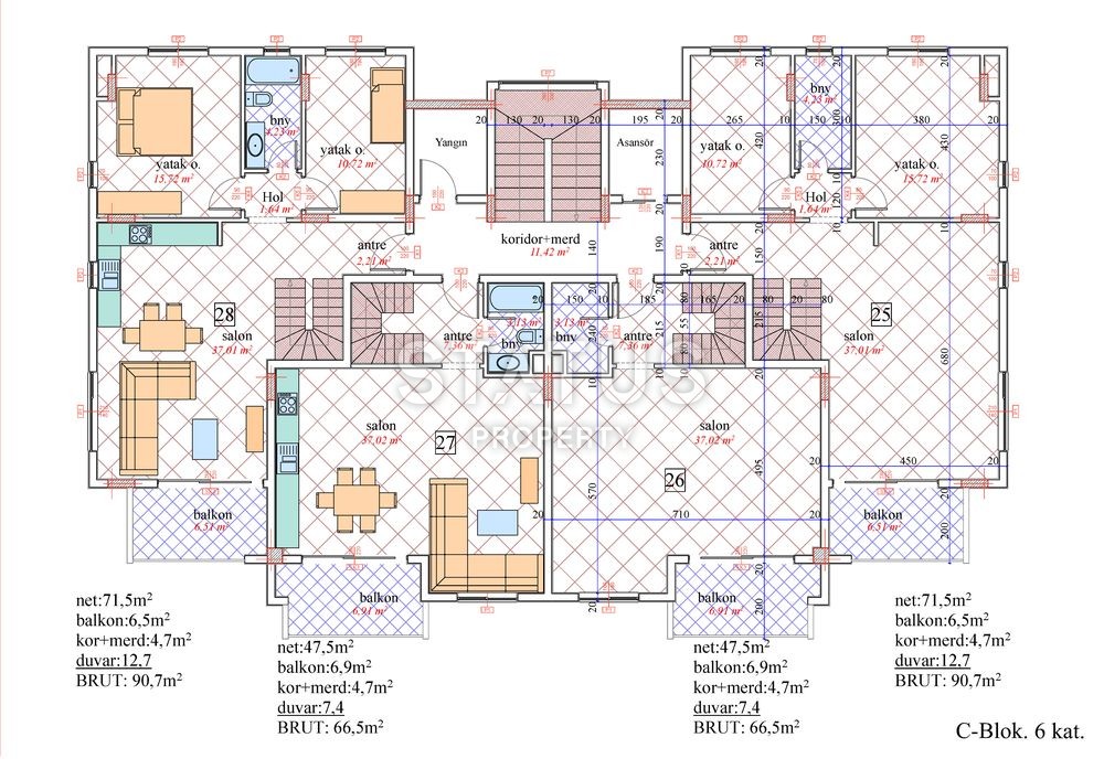 Modern complex in the center of Avsallar with excellent apartment options фото 17