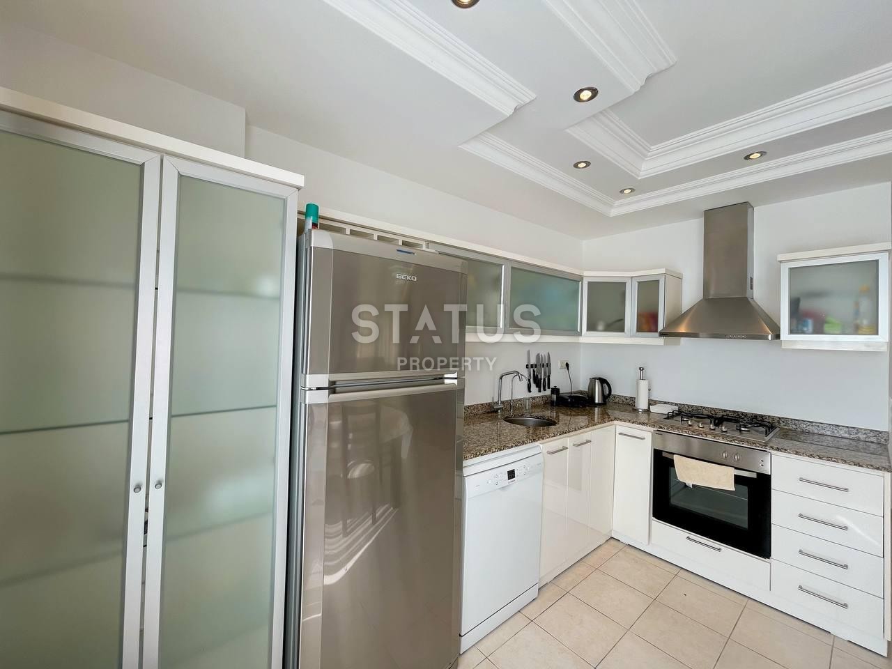 Apartment with a garden on the famous Cleopatra beach, 100 m2 фото 12