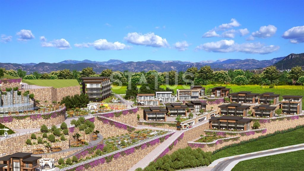 Комплекс вилл с видом на море в Алании, Конаклы, недорого, 155-320 кв.м. фото 3