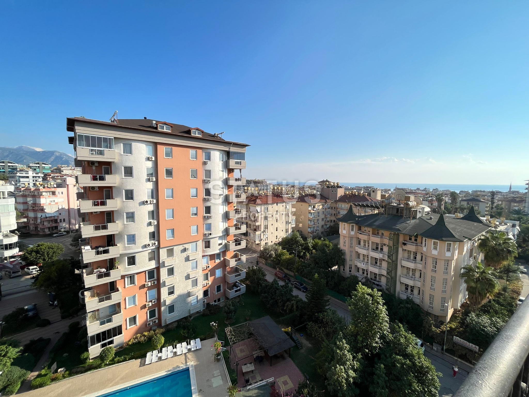 Меблированная квартира 2+1 с видом на море и крепость, 110 м2 фото 4