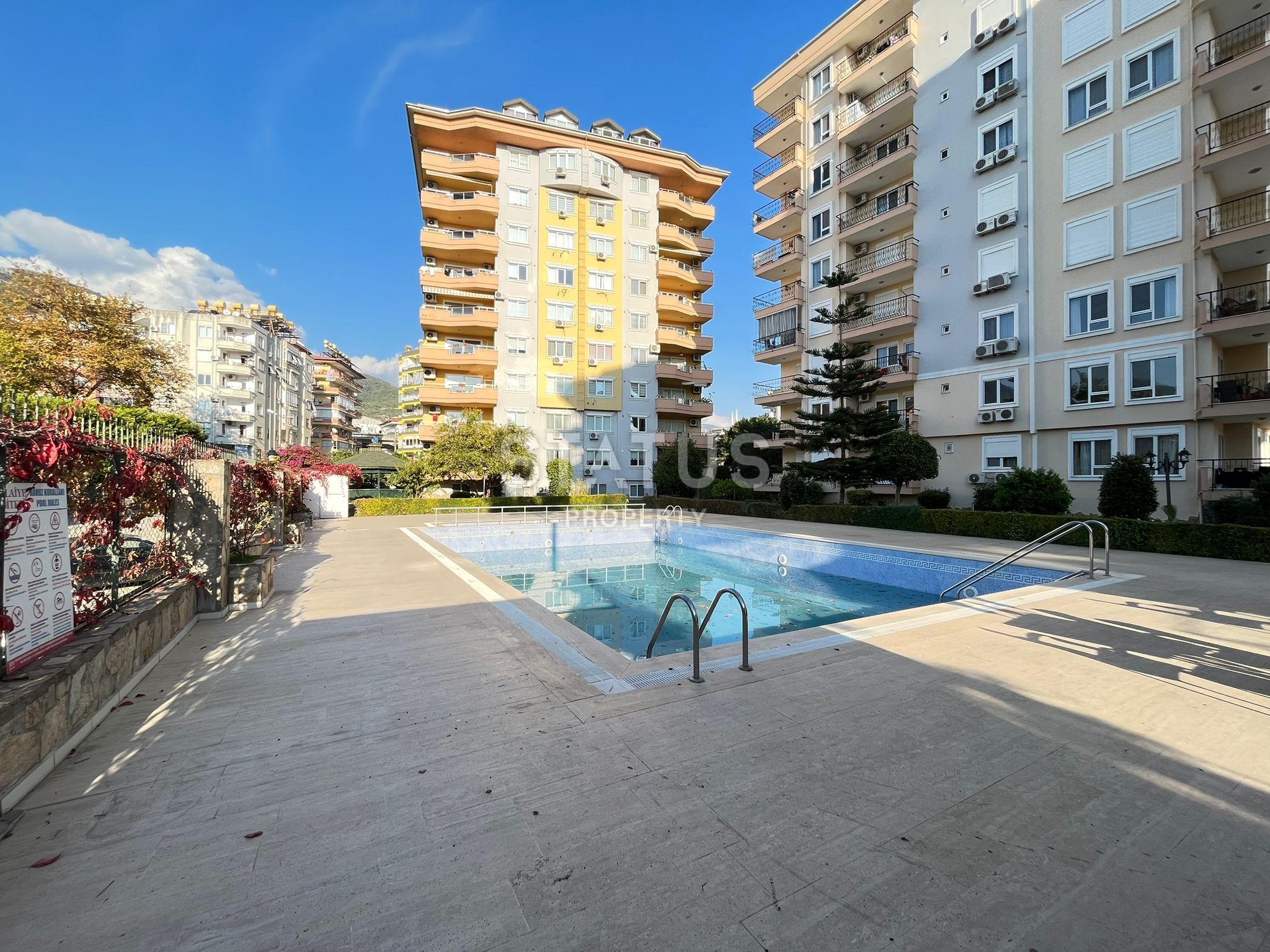 Меблированная квартира 2+1 с видом на море и крепость, 110 м2 фото 9