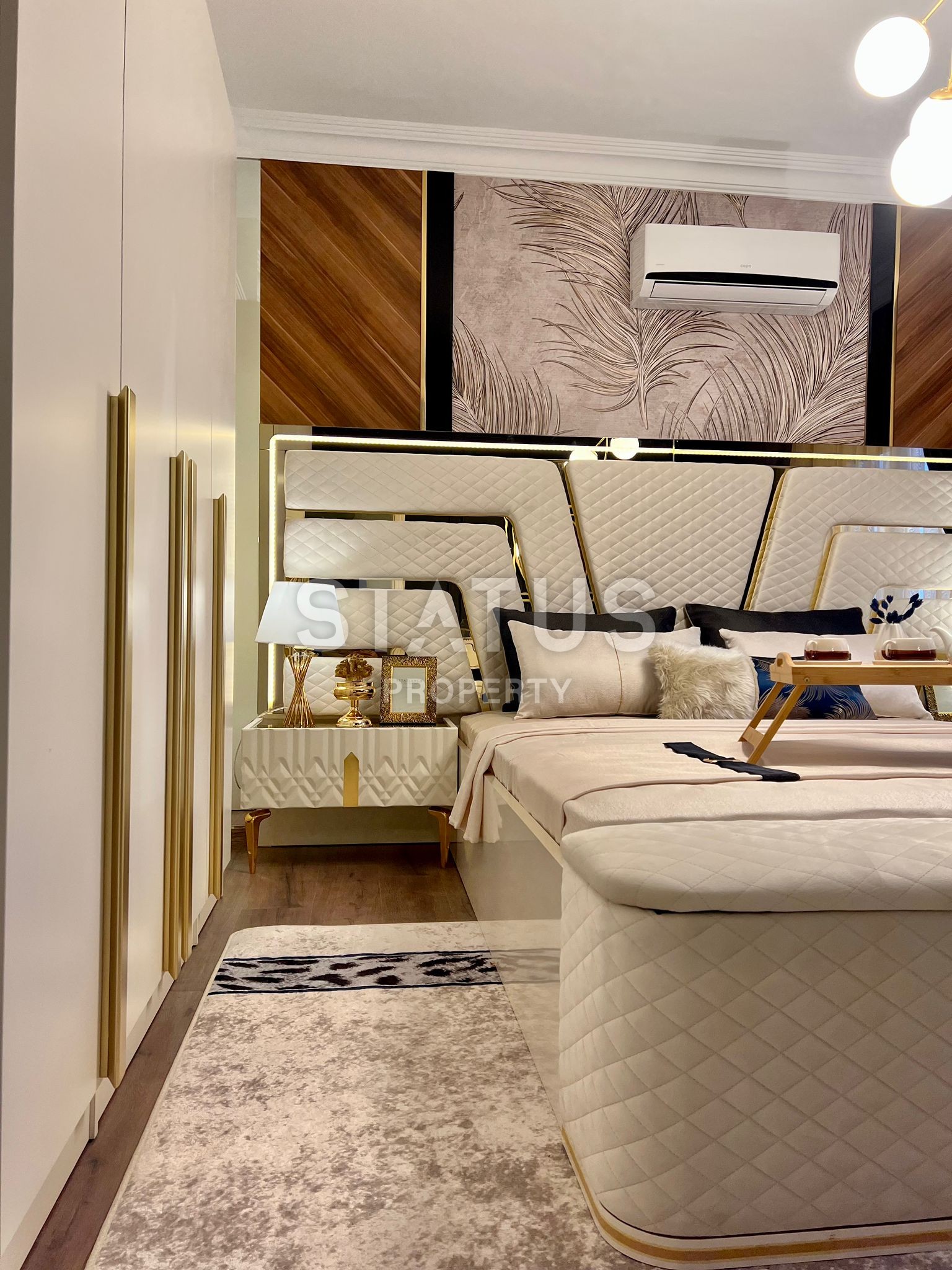 Меблированная квартира 2+1 с видом на море и крепость, 110 м2 фото 19