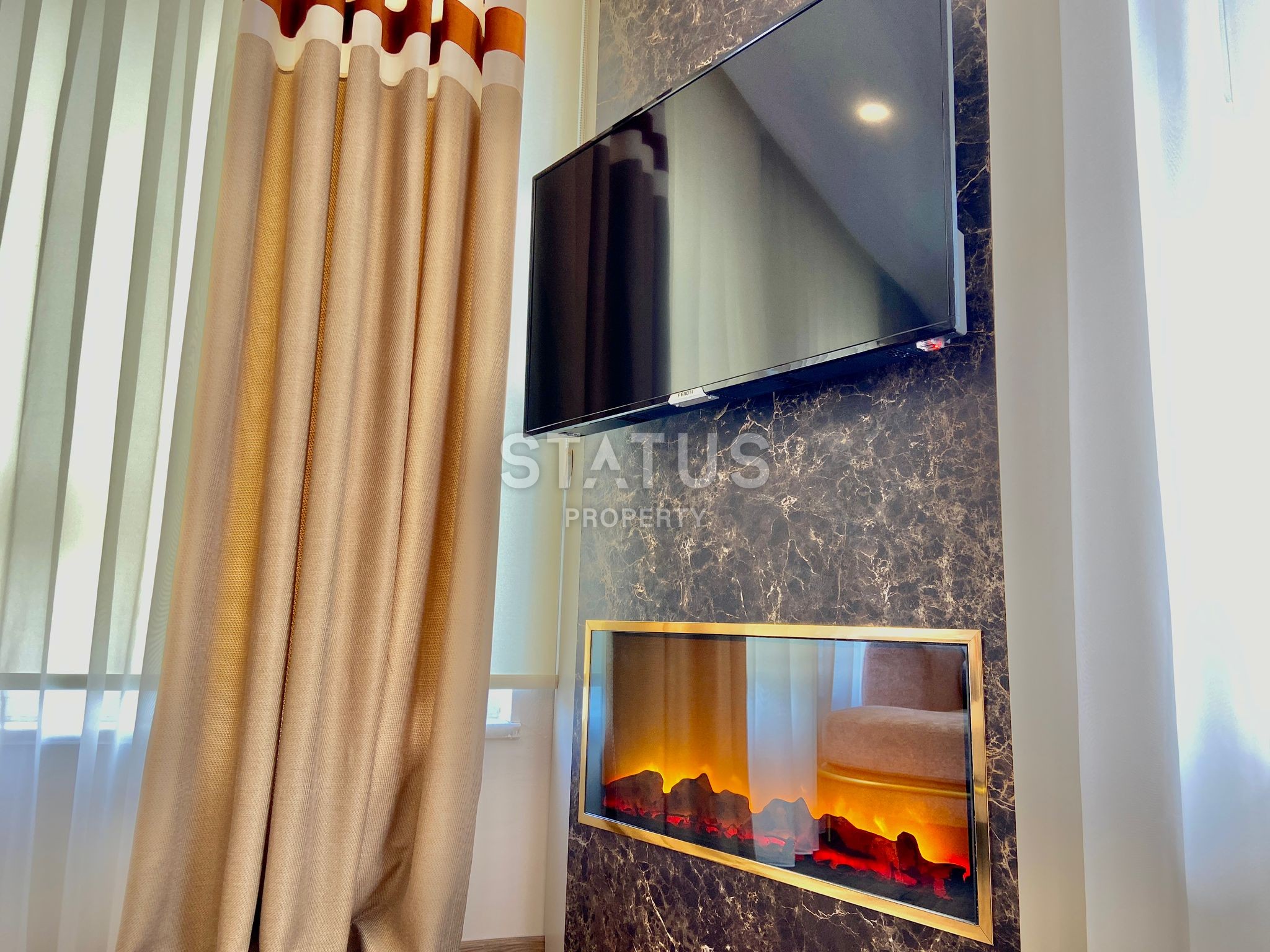 Меблированная квартира 2+1 с видом на море и крепость, 110 м2 фото 21