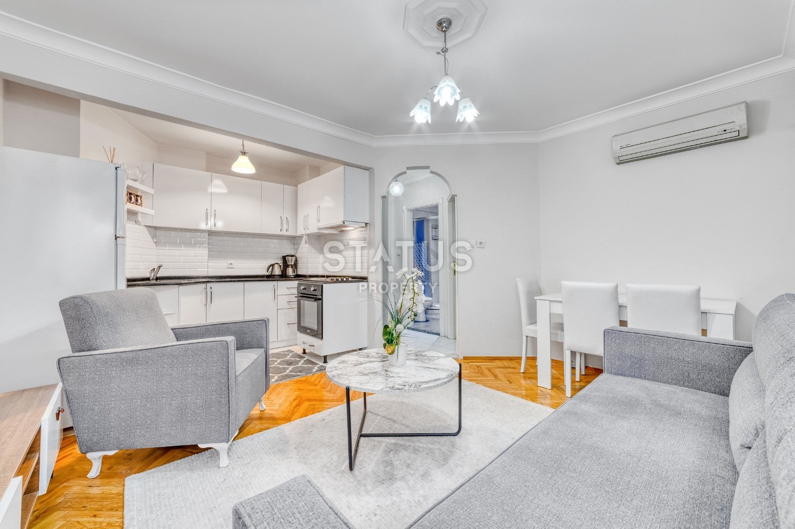 Квартира 1+1 с мебелью в центре города, 60 м2 фото 11