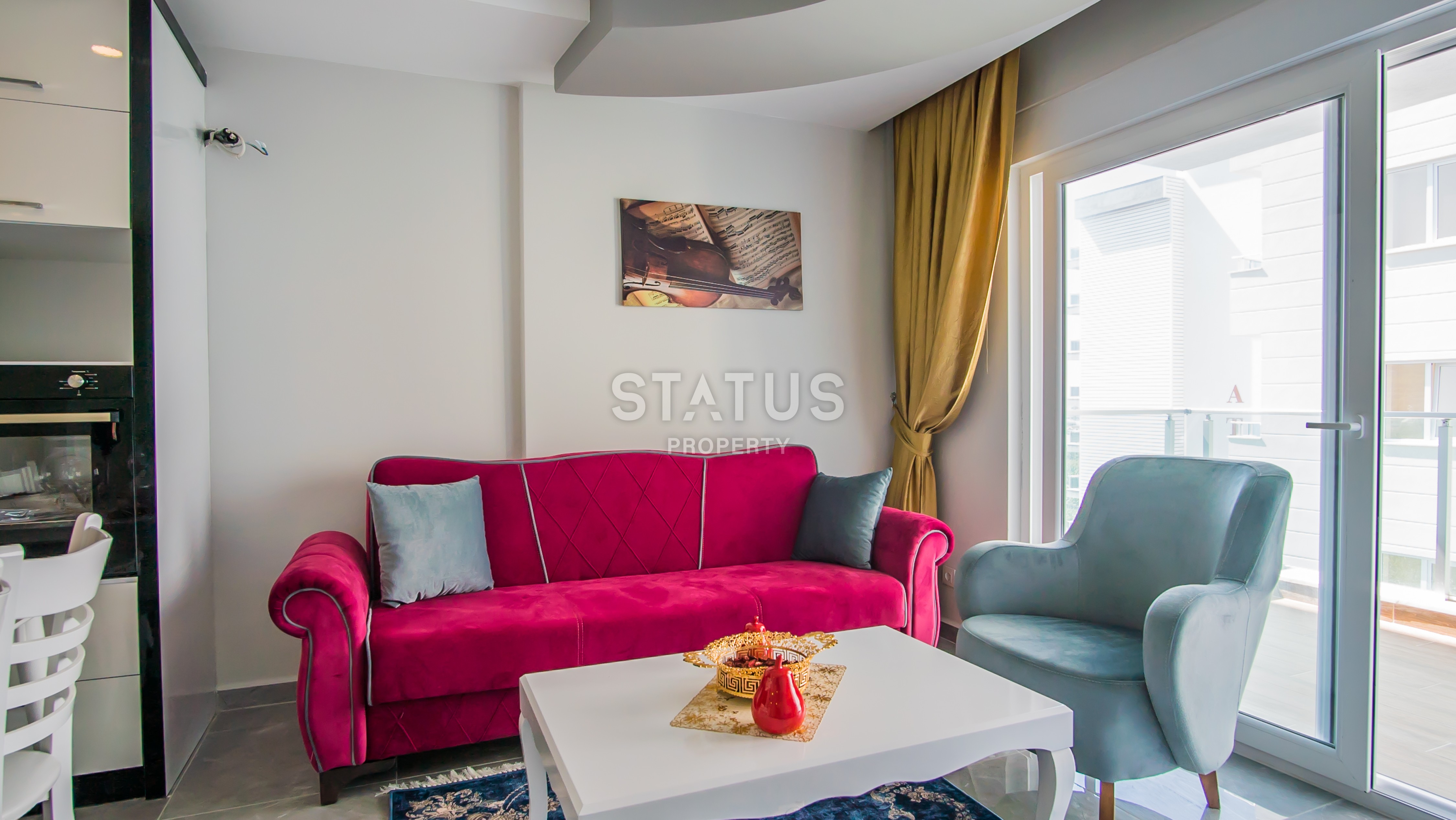 Квартира 1+1 в развитом районе Махмутлар, 60 м2 фото 2