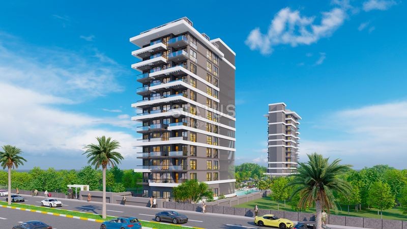 Проект в районе Махмутлар. До моря 10 метров! Бес% рассрочка! 57-187 м2 фото 3