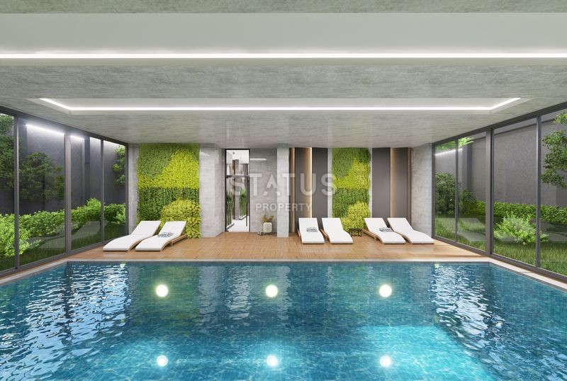 Проект в районе Махмутлар. До моря 10 метров! Бес% рассрочка! 57-187 м2 фото 8