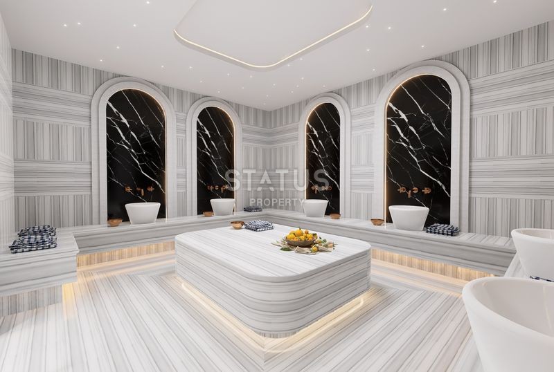 Проект в районе Махмутлар. До моря 10 метров! Бес% рассрочка! 57-187 м2 фото 9