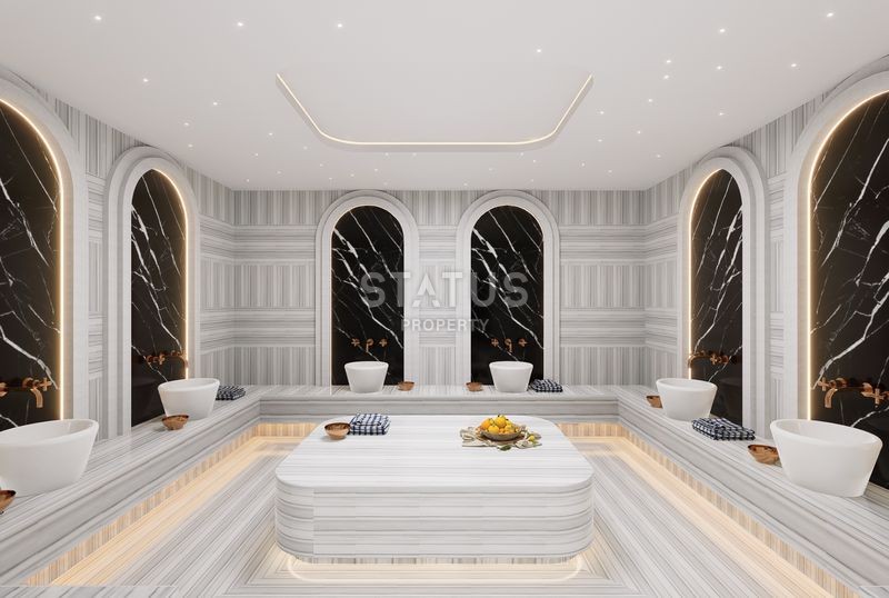 Проект в районе Махмутлар. До моря 10 метров! Бес% рассрочка! 57-187 м2 фото 24