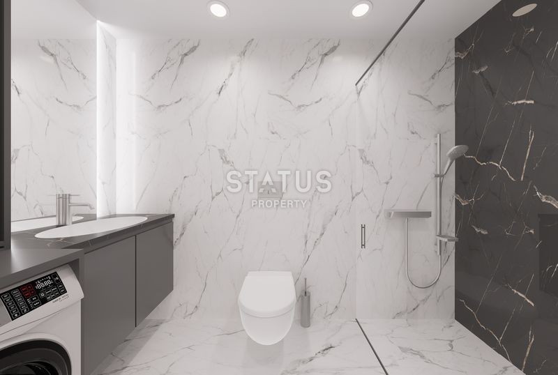 Проект в районе Махмутлар. До моря 10 метров! Бес% рассрочка! 57-187 м2 фото 40