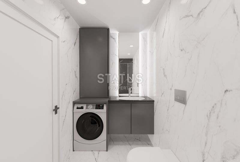 Проект в районе Махмутлар. До моря 10 метров! Бес% рассрочка! 57-187 м2 фото 42