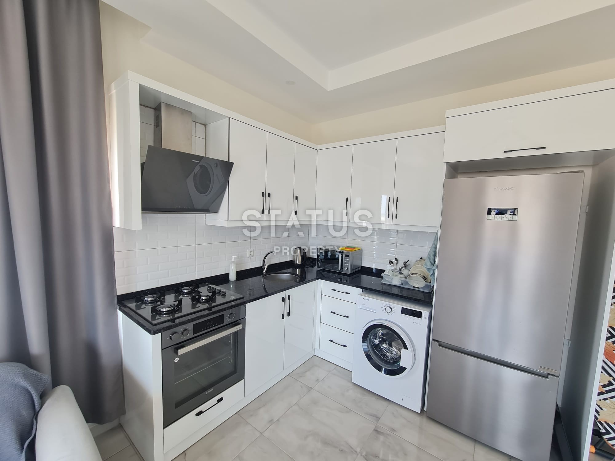 Three-room apartment with furniture in Oba, 78 m2 фото 6