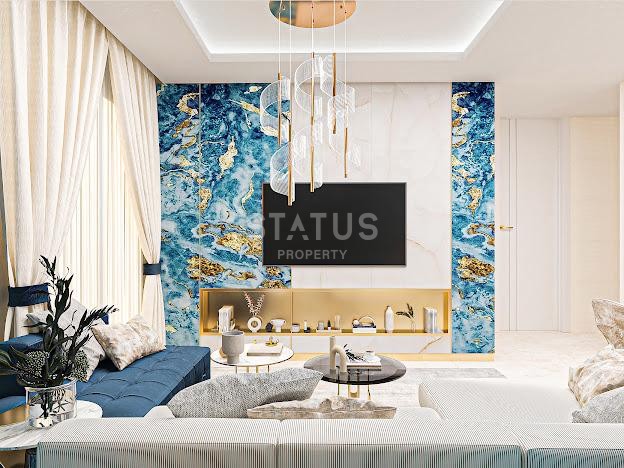 Квартира с лицензией на краткосрочную аренду  в шикарном комплексе в Демирташ, 54 м2 фото 8