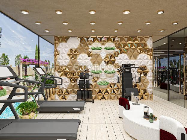 Квартира с лицензией на краткосрочную аренду  в шикарном комплексе в Демирташ, 54 м2 фото 13