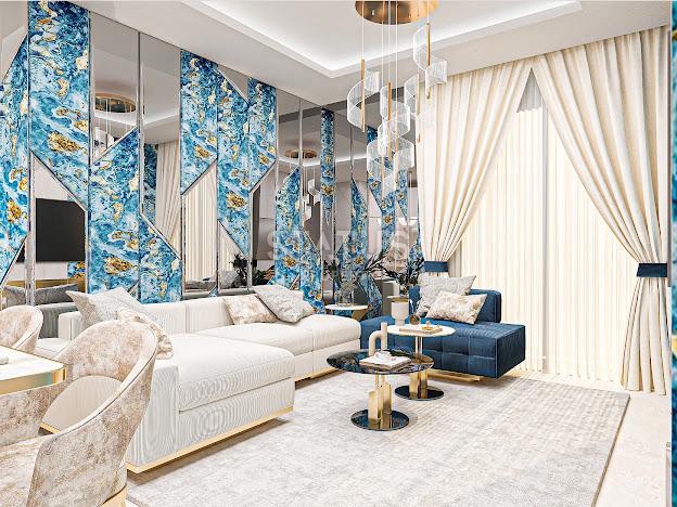 Квартира с лицензией на краткосрочную аренду  в шикарном комплексе в Демирташ, 54 м2 фото 19