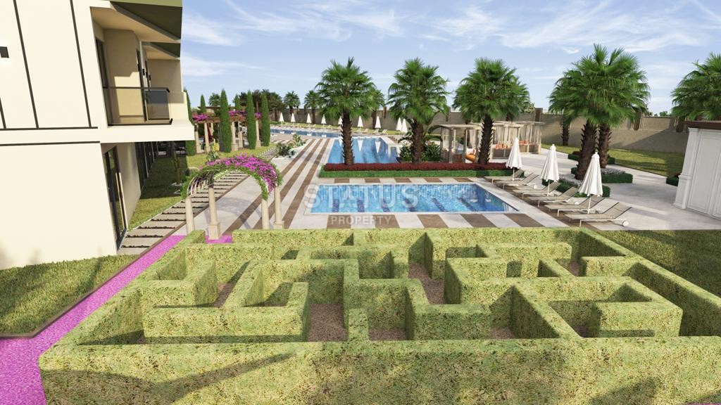 Квартира с лицензией на краткосрочную аренду  в шикарном комплексе в Демирташ, 54 м2 фото 21