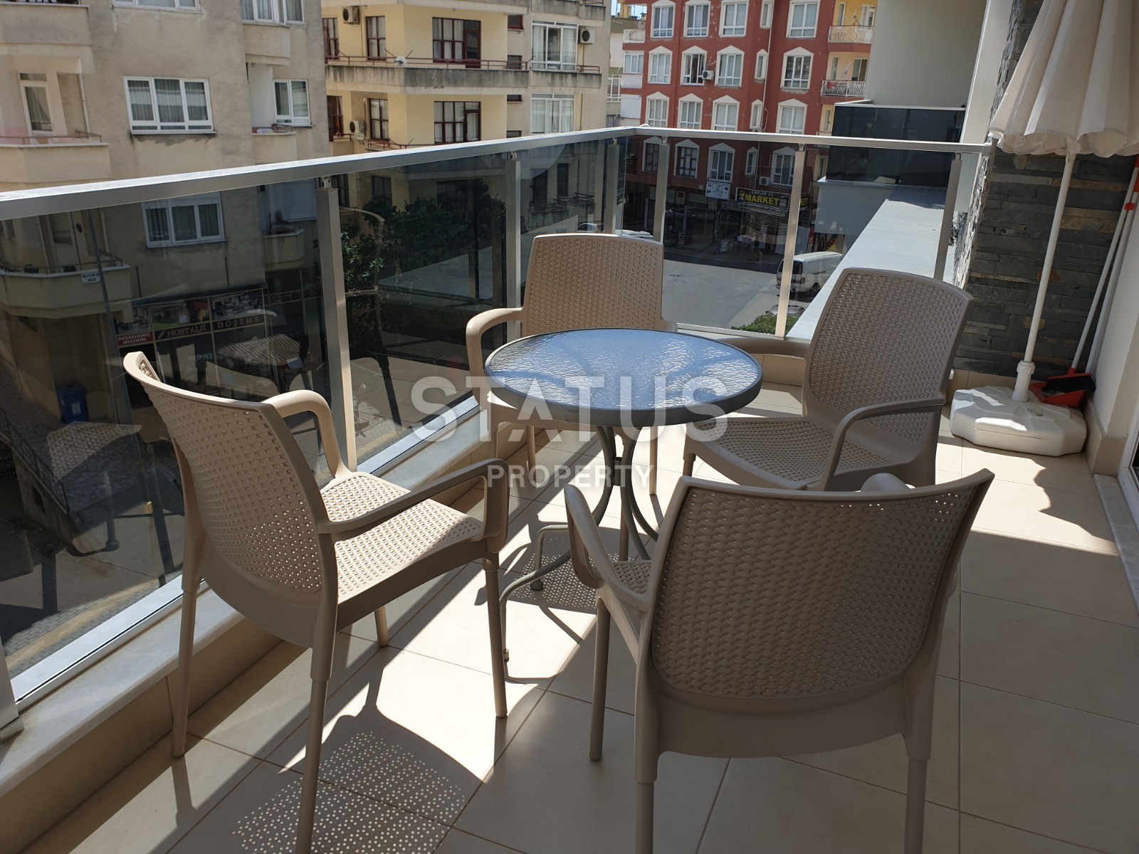 Двухкомнатная квартира с мебелью в центре Аланьи! 55 кв. м. фото 16