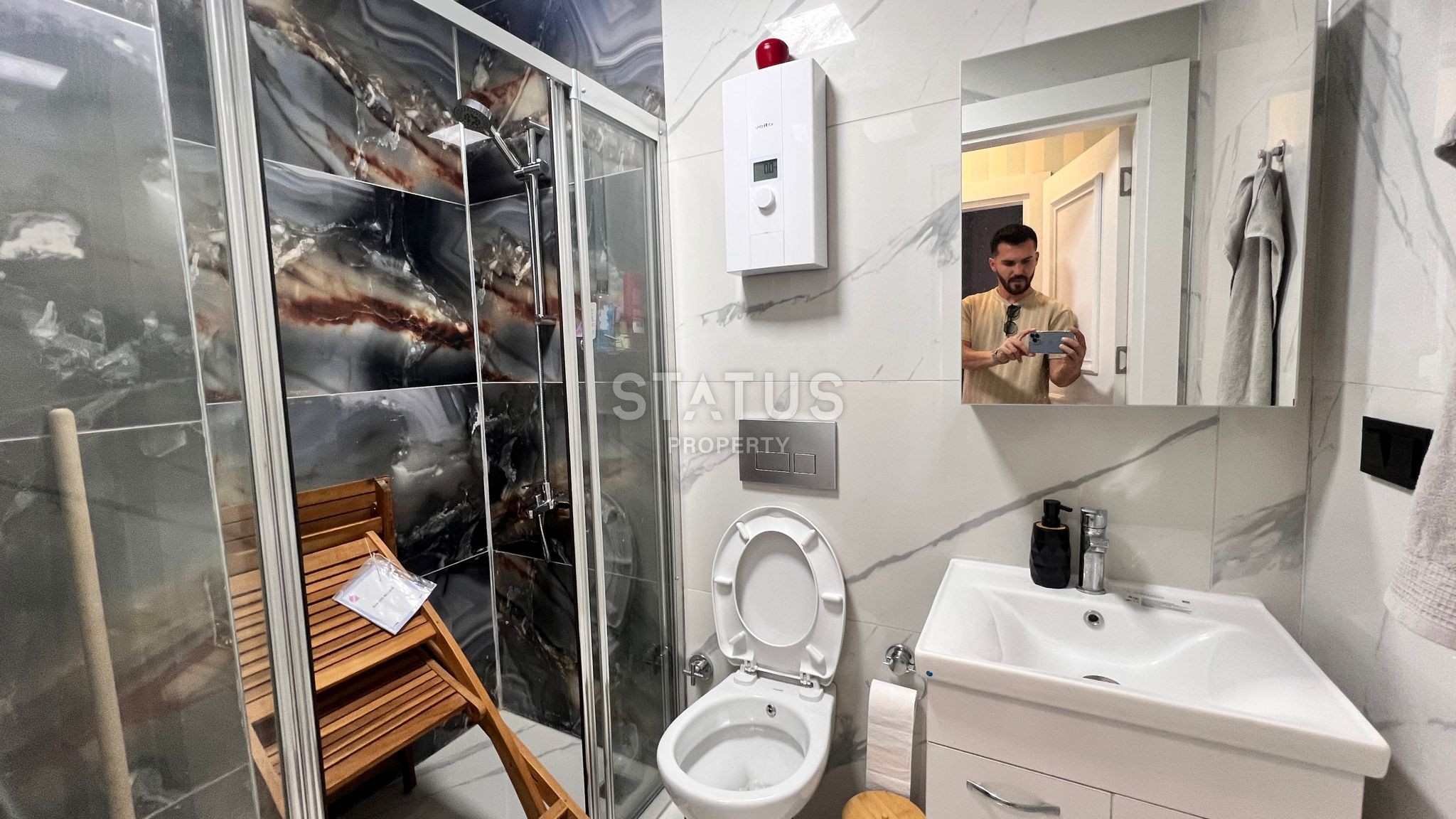 New 1+1 apartment in a complex with infrastructure in Mahmutlar, 60 m2 фото 12