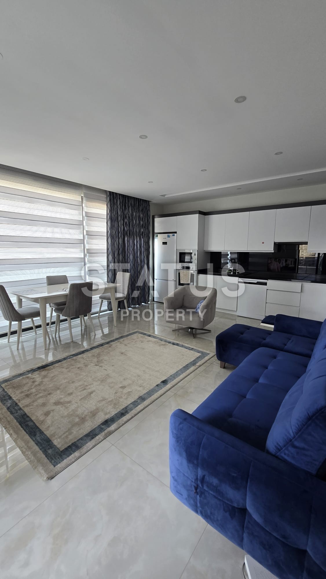 Квартира 2+1 с видом на море на первой береговой в Махмутларе, 100 м2. фото 12