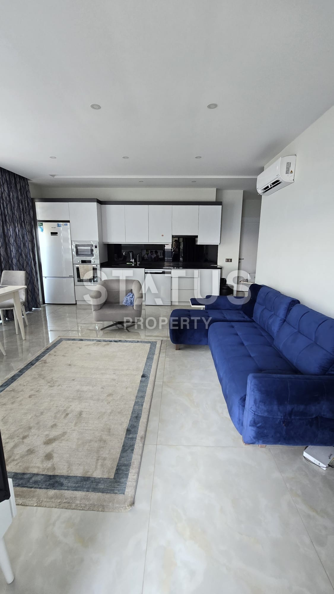 Квартира 2+1 с видом на море на первой береговой в Махмутларе, 100 м2. фото 15