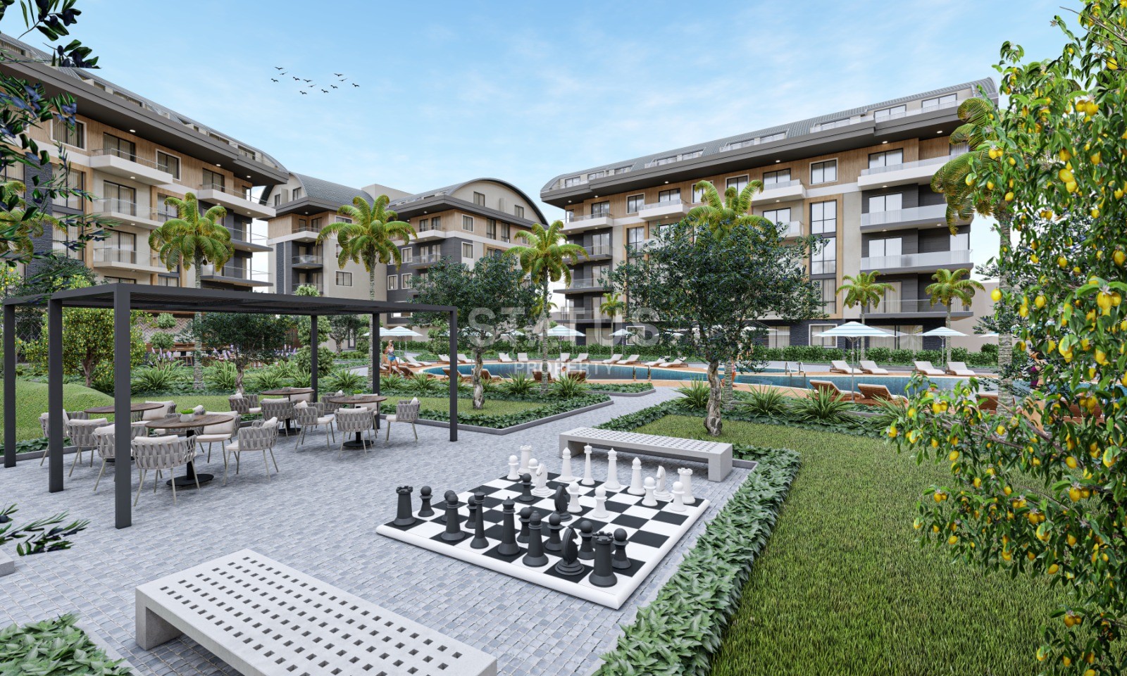 New apartment in a great big complex, 54 m2 фото 6