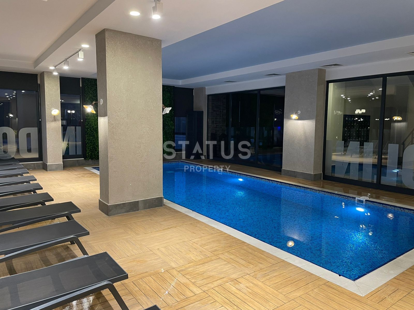 Двухкомнатная квартира в прекрасном комплексе в Авсалларе, 55 м фото 12