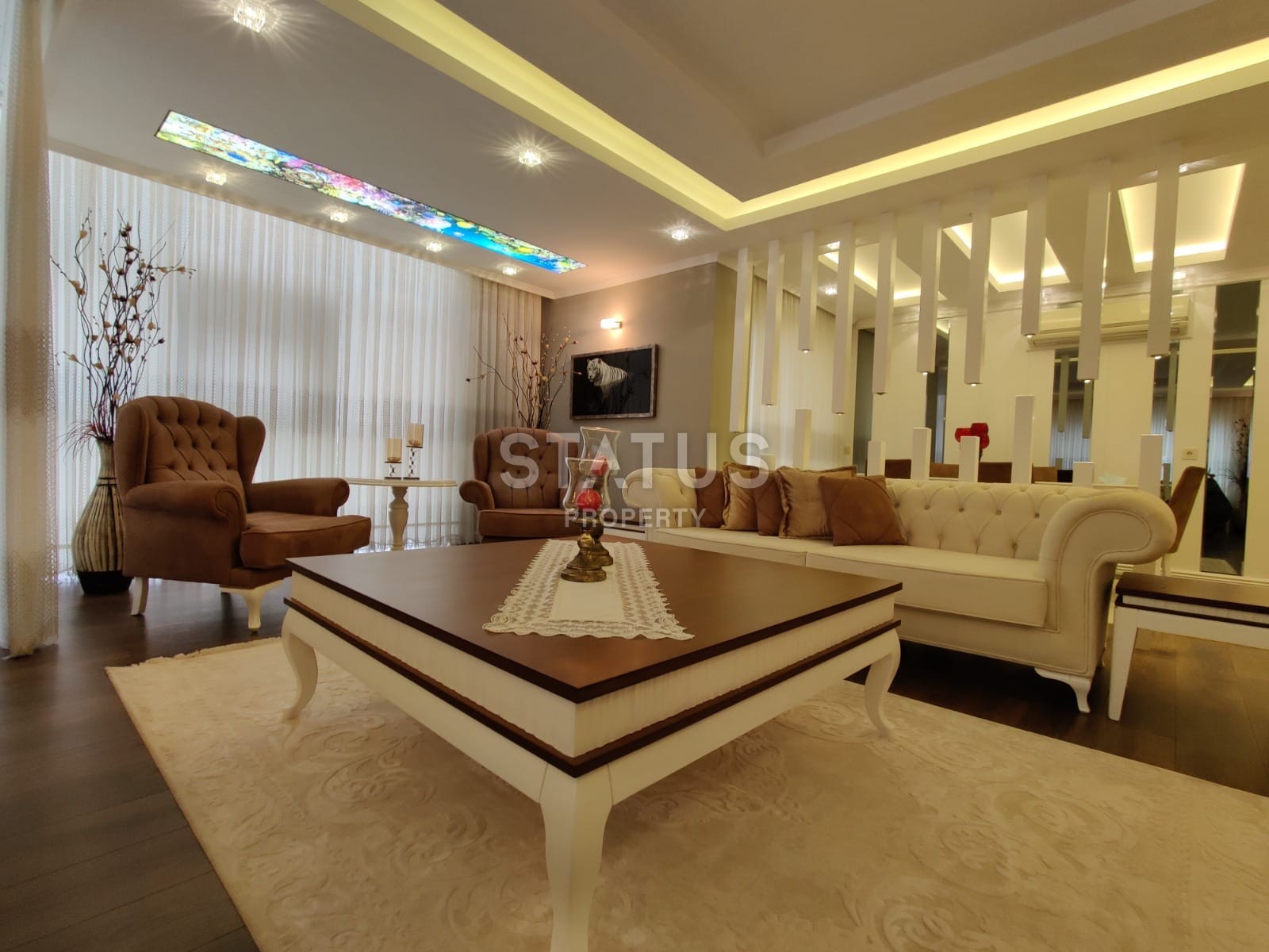 Large 4+1 apartment in the open for residence permit area of Cikcilli, 250 m2 фото 15